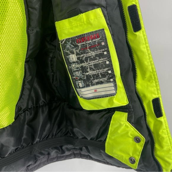 ZeroXPosur Black with Lime Green Trim Winter Coat Boy’s XL 14-16 - Picture 8 of 10